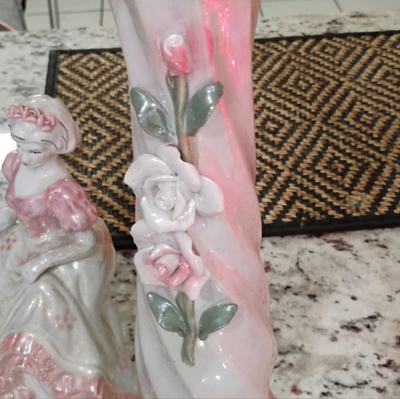 Bisque porcelain Doll and Vase Decor Set - Picture 9 of 13